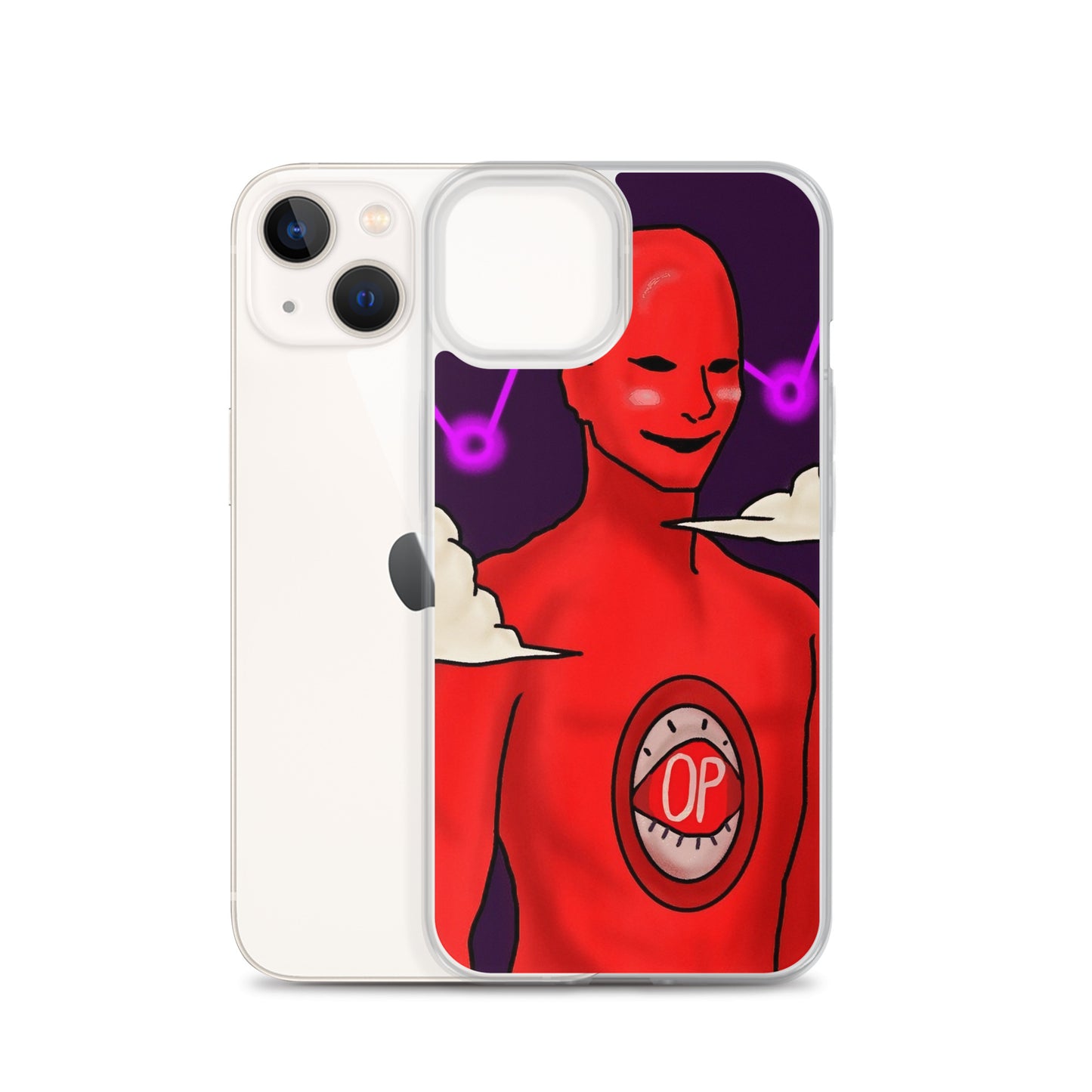Clear Case for iPhone® feat. Binji PFP by Mayowa