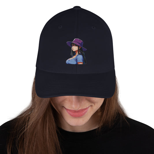 Structured Twill Cap feat. nutellacrepe pfp (embroidered)