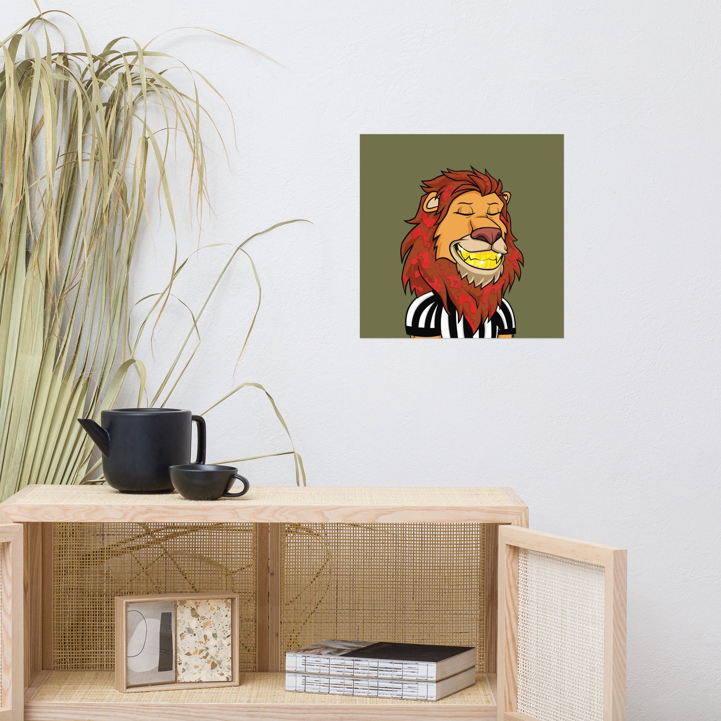 Poster feat Lazy Lion #1840