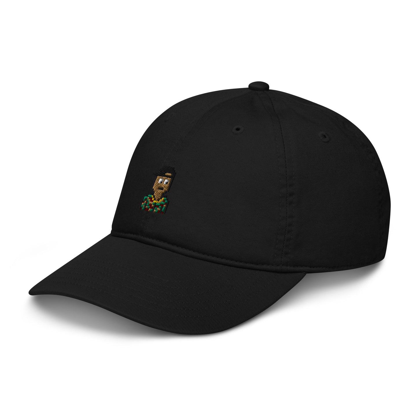 Organic dad hat feat. Nakamigos #12679 (embroidered)