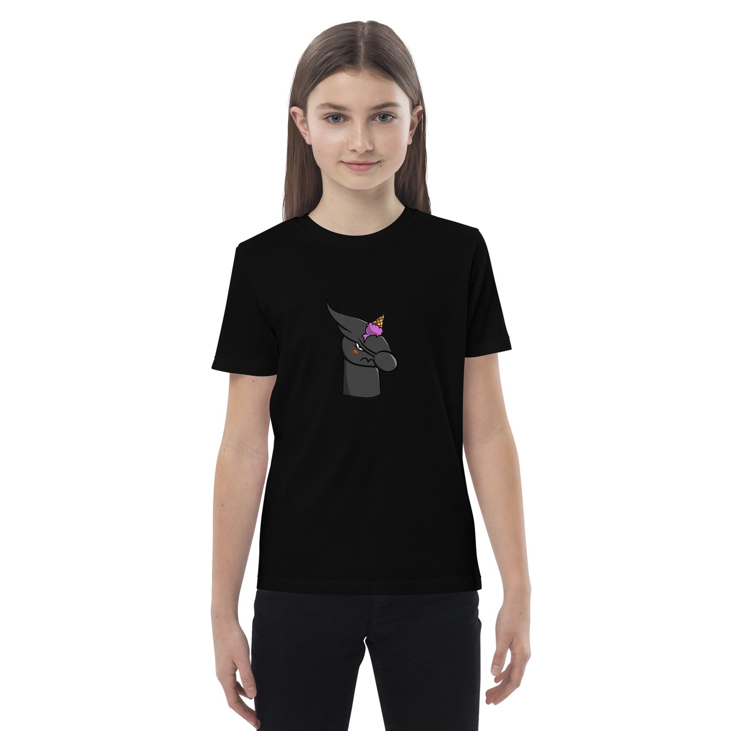 Organic cotton kids t-shirt feat UNICORN #333D