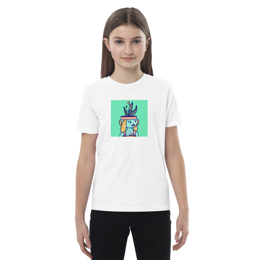 Organic cotton kids t-shirt feat NFT Daturians #1301