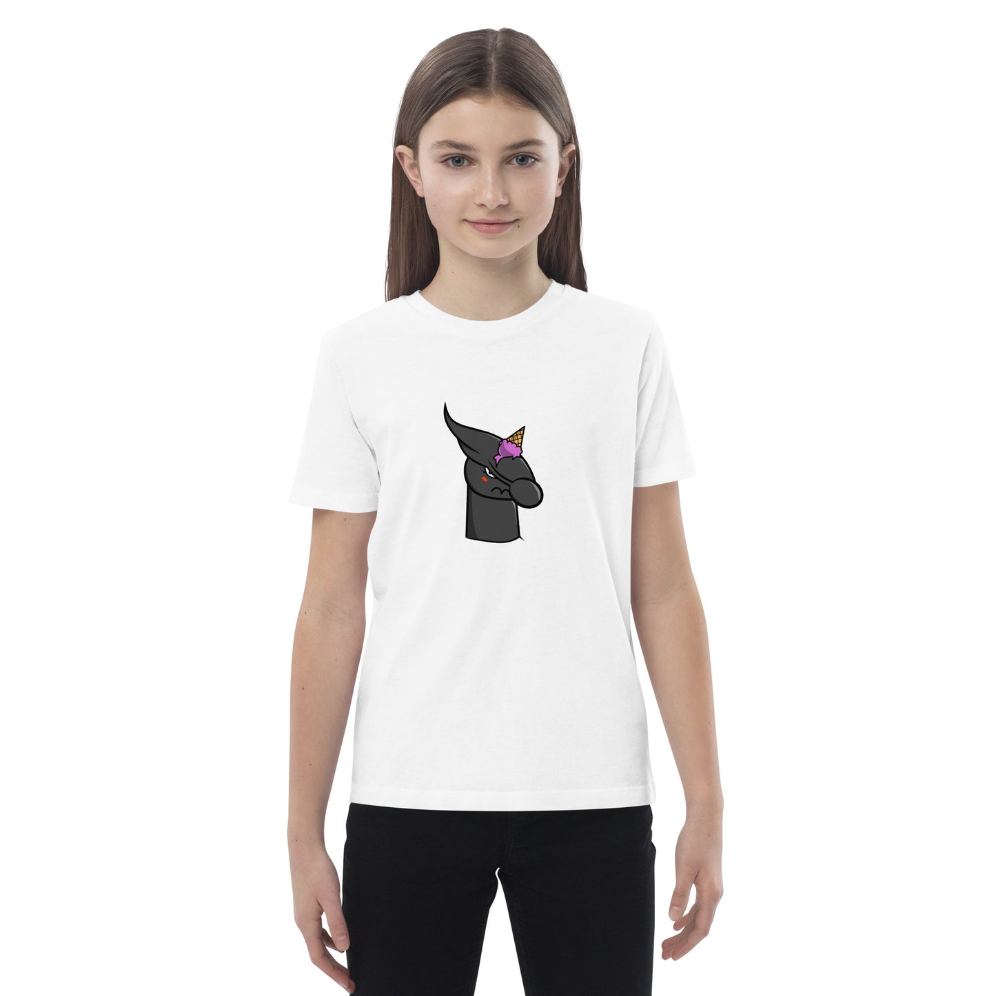 Organic cotton kids t-shirt feat UNICORN #333D