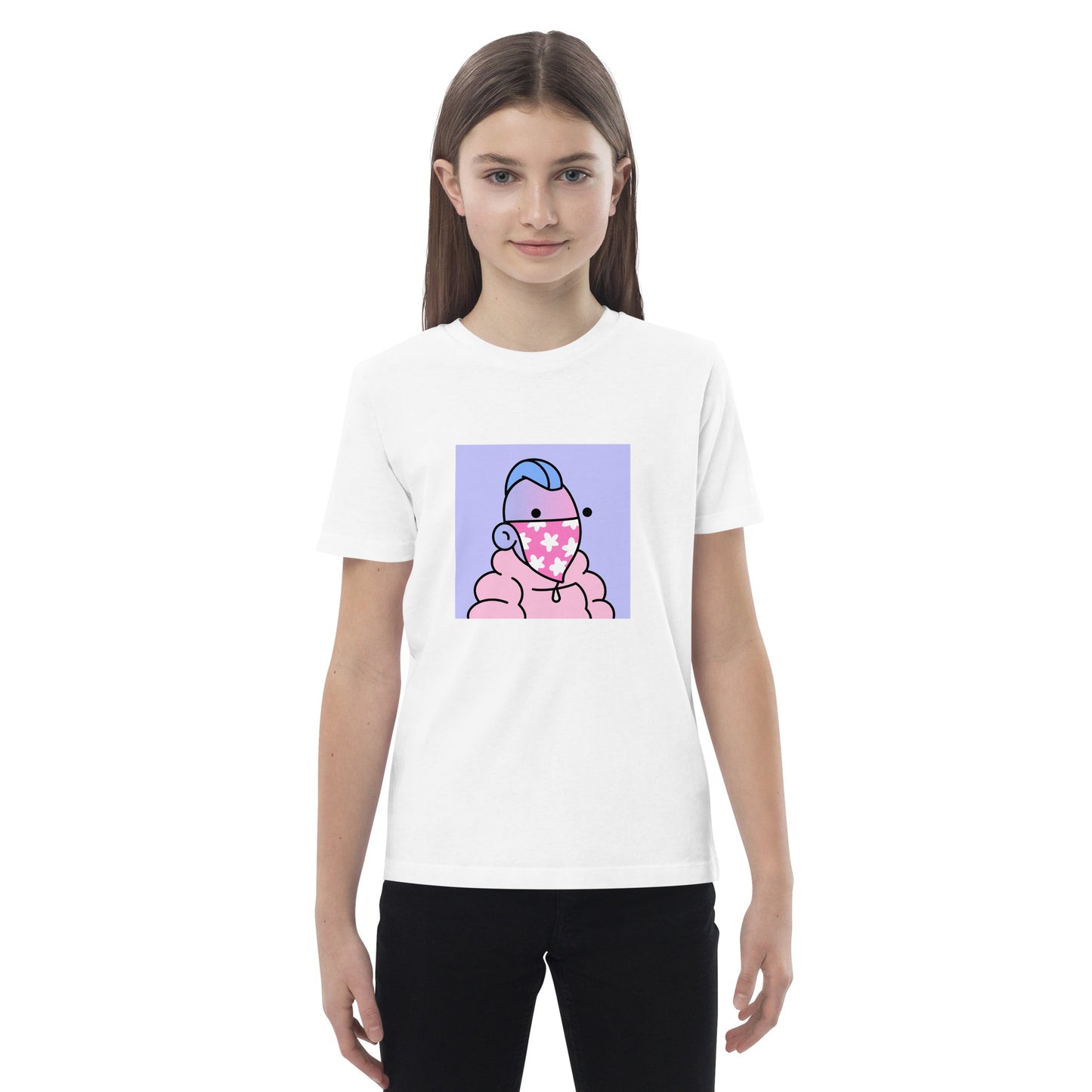 Organic cotton kids t-shirt feat Doodle #8515