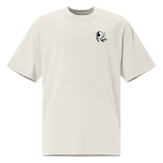 Oversized faded t-shirt feat. mfer #2390 by eitzi.eth