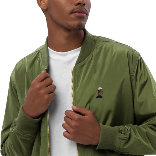 Premium recycled bomber jacket  feat BAYC #2783 (embroidered)