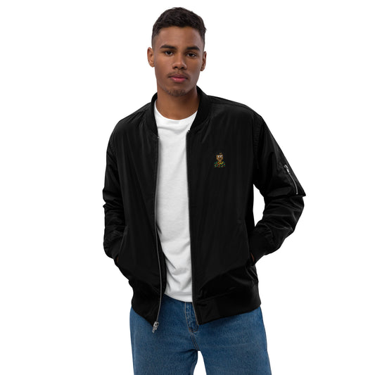 Premium recycled bomber jacket feat Nakamigos #12679 (embroidered)