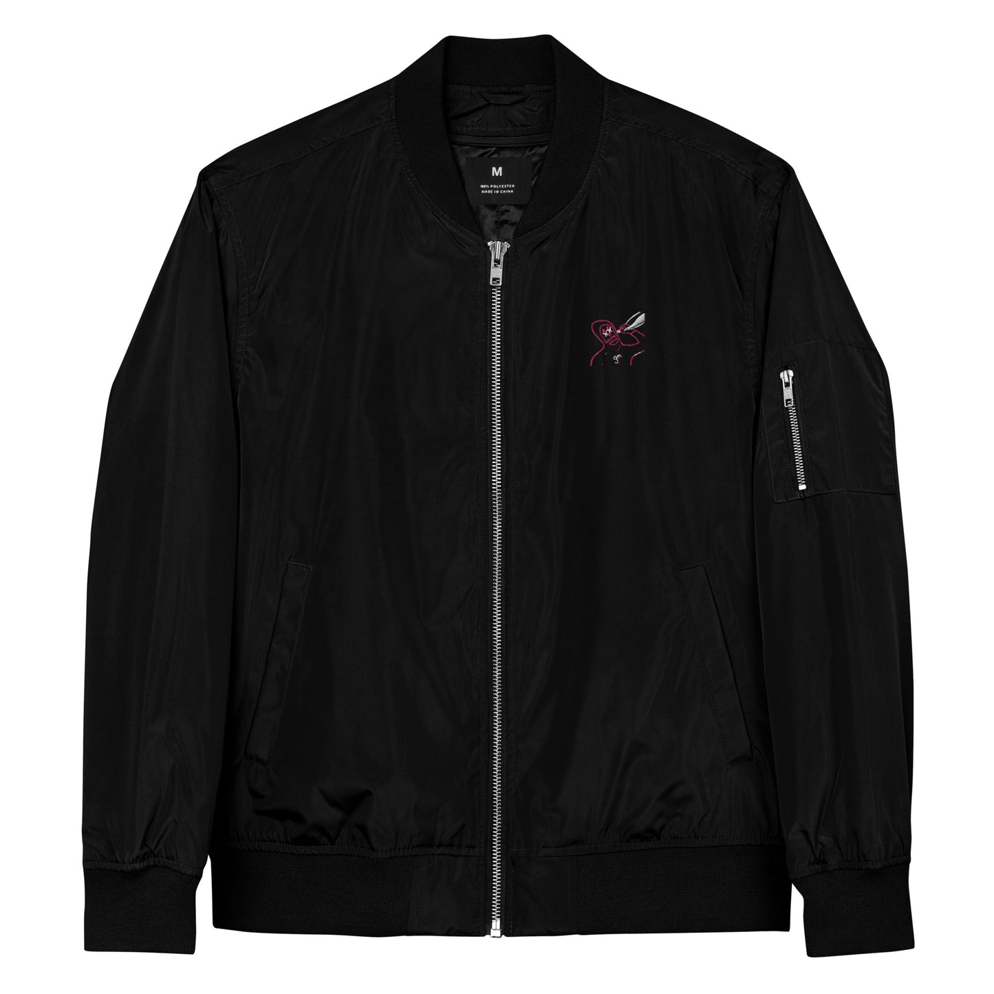 Premium recycled bomber jacket feat rektguy #889 (embroidered)