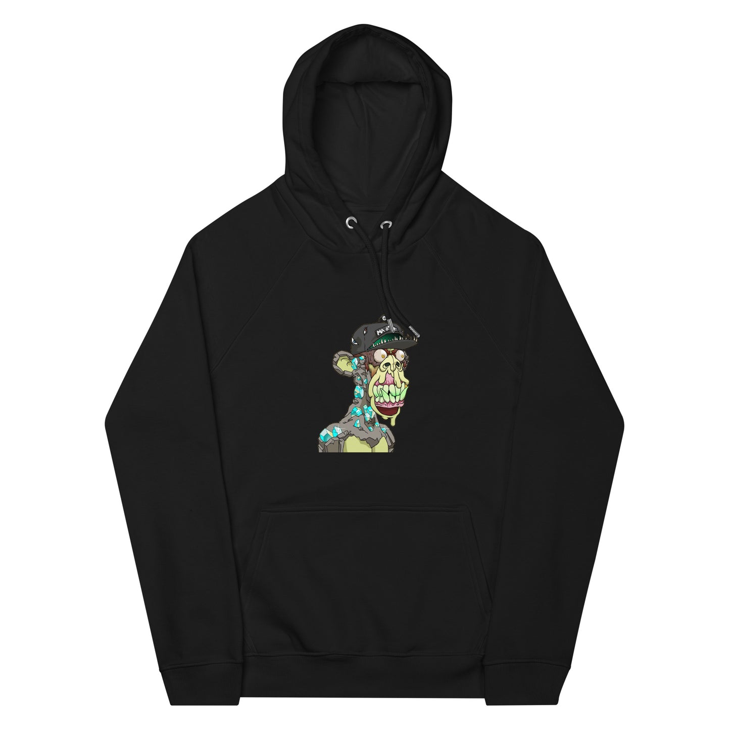 Unisex eco raglan hoodie feat MAYC #201