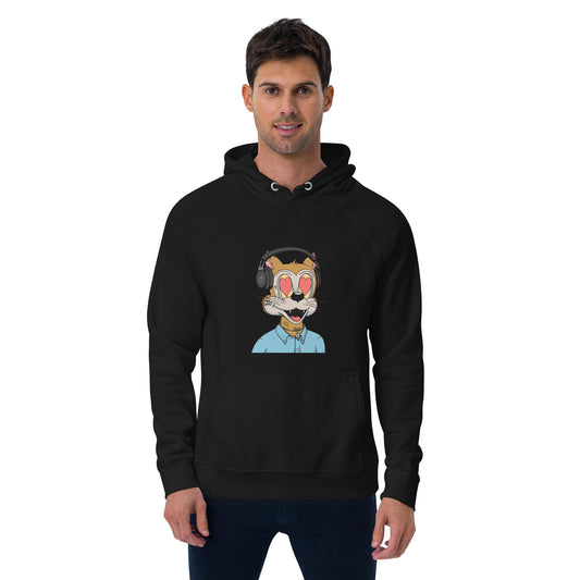 Unisex eco raglan hoodie feat TOON #2425