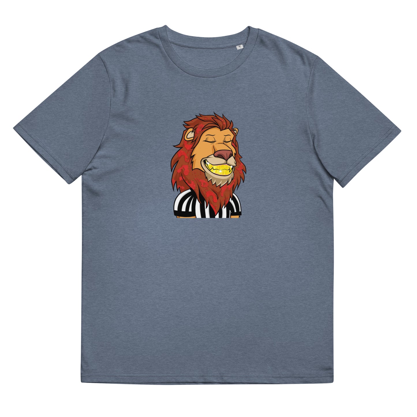 Unisex organic cotton t-shirt feat Lazy Lion #1840