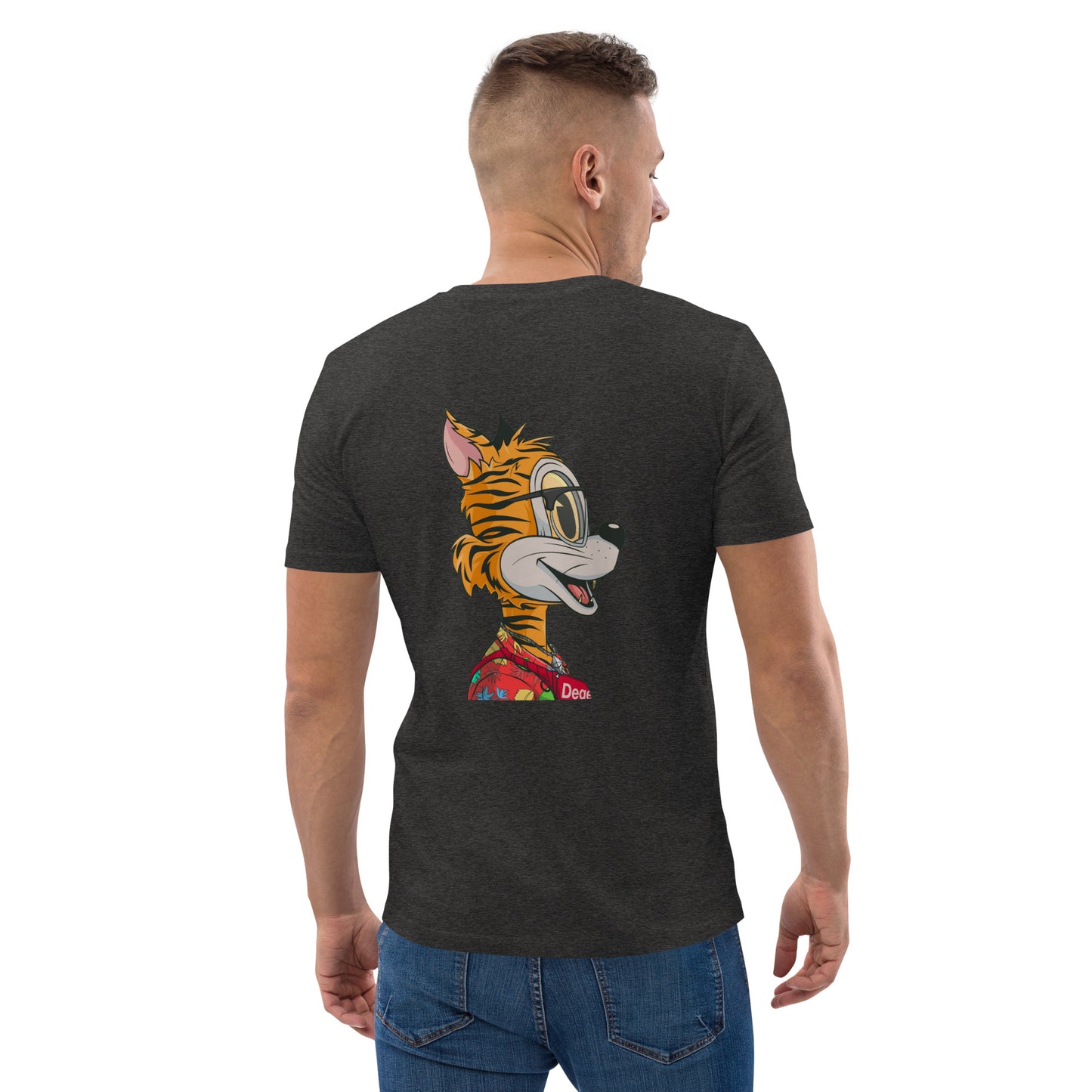 Unisex organic cotton t-shirt feat TOON #918 (front embroidered + rear print)