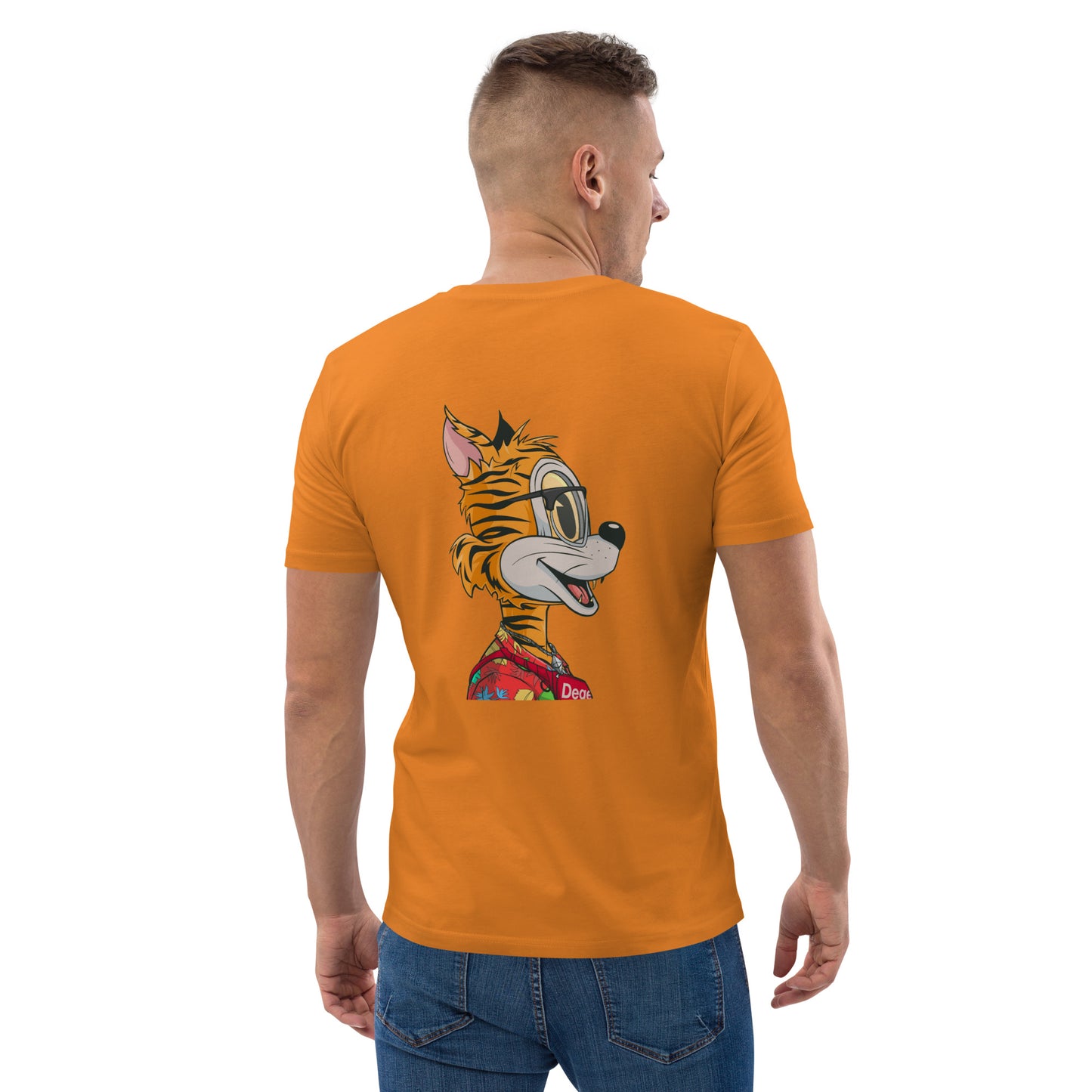 Unisex organic cotton t-shirt feat TOON #918 (front embroidered + rear print)