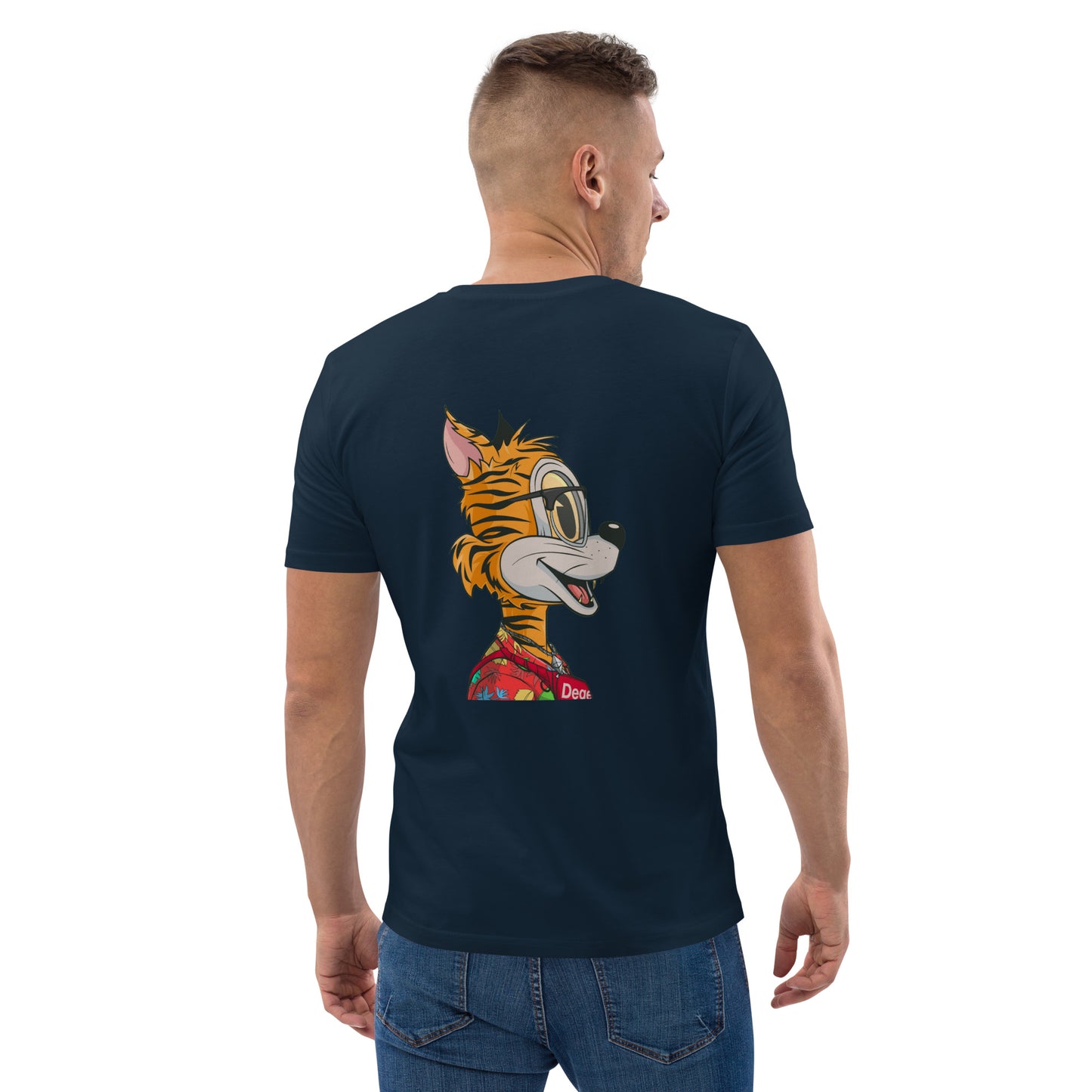 Unisex organic cotton t-shirt feat TOON #918 (front embroidered + rear print)