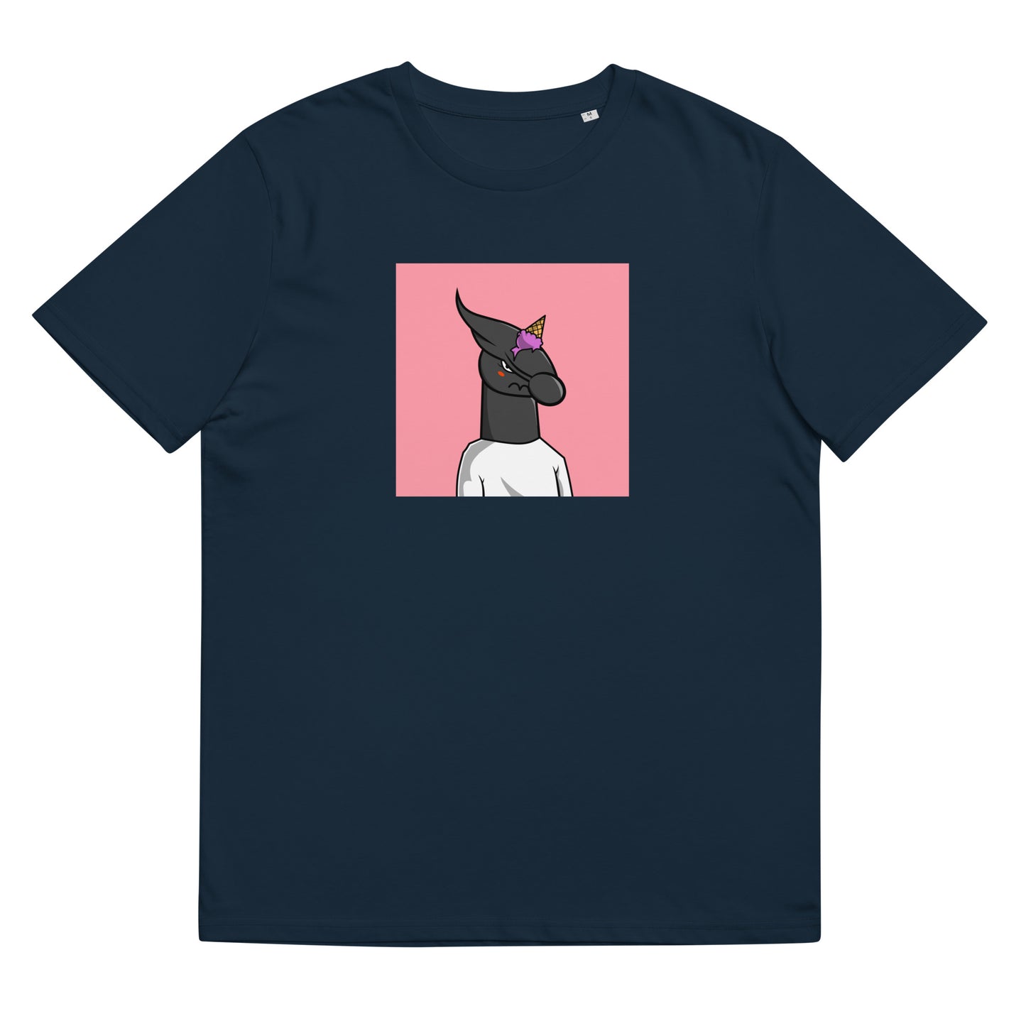 Unisex organic cotton t-shirt feat UNICORN #333D