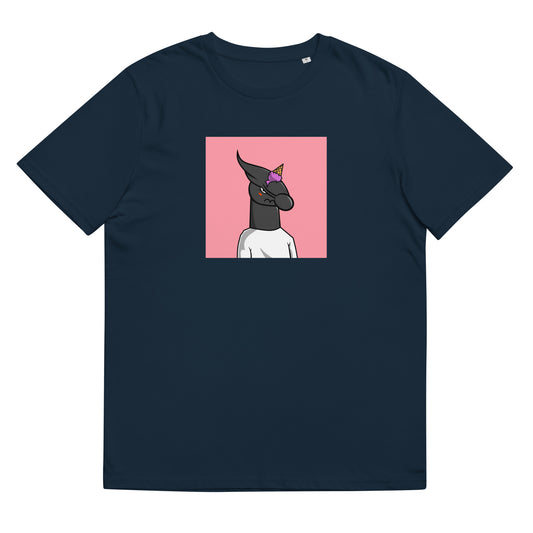 Unisex organic cotton t-shirt feat UNICORN #333D