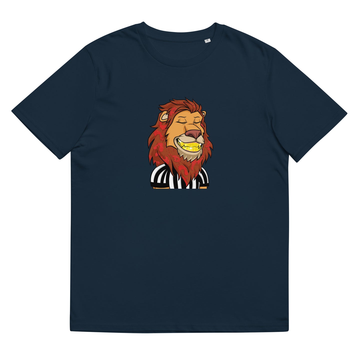 Unisex organic cotton t-shirt feat Lazy Lion #1840