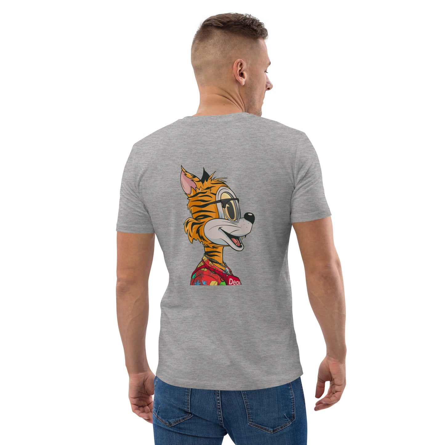 Unisex organic cotton t-shirt feat TOON #918 (front embroidered + rear print)