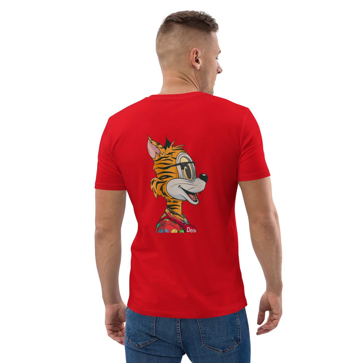 Unisex organic cotton t-shirt feat TOON #918 (front embroidered + rear print)