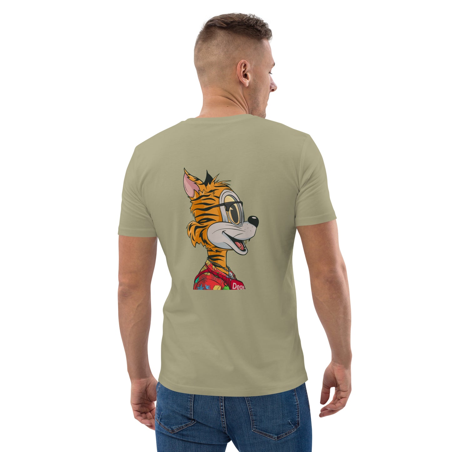 Unisex organic cotton t-shirt feat TOON #918 (front embroidered + rear print)