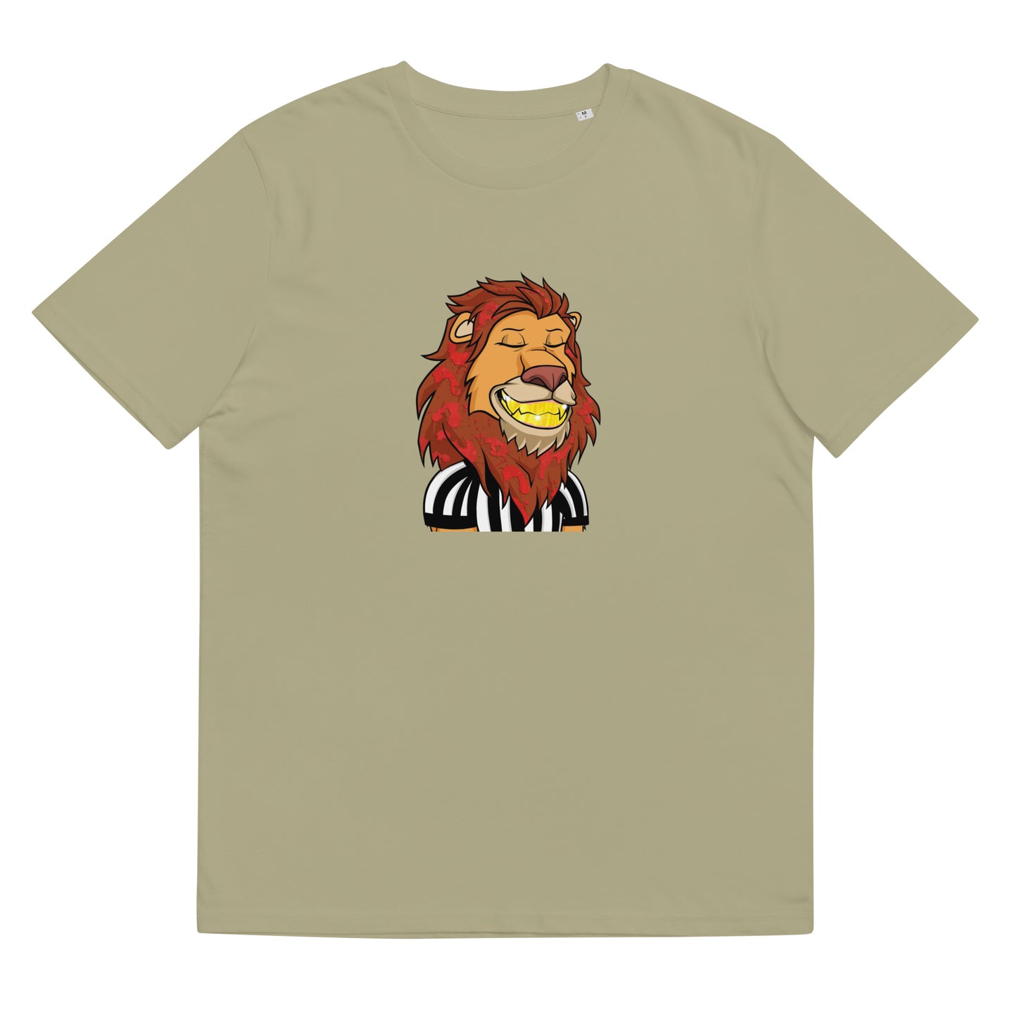Unisex organic cotton t-shirt feat Lazy Lion #1840