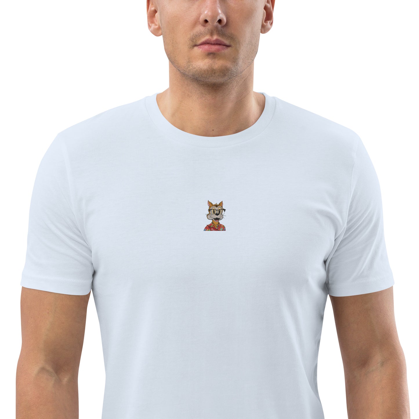 Unisex organic cotton t-shirt feat TOON #918 (front embroidered + rear print)