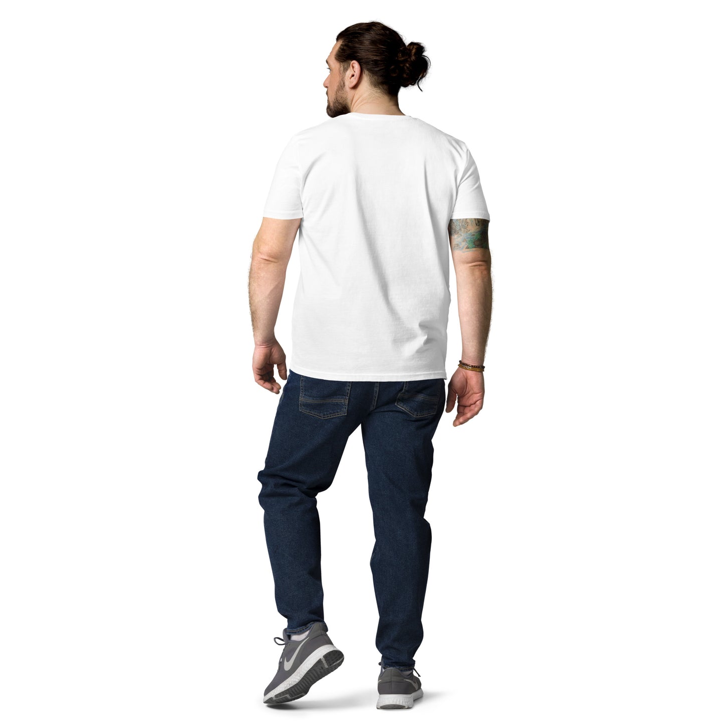 Unisex organic cotton t-shirt feat. Binji as a morph by Mayowa