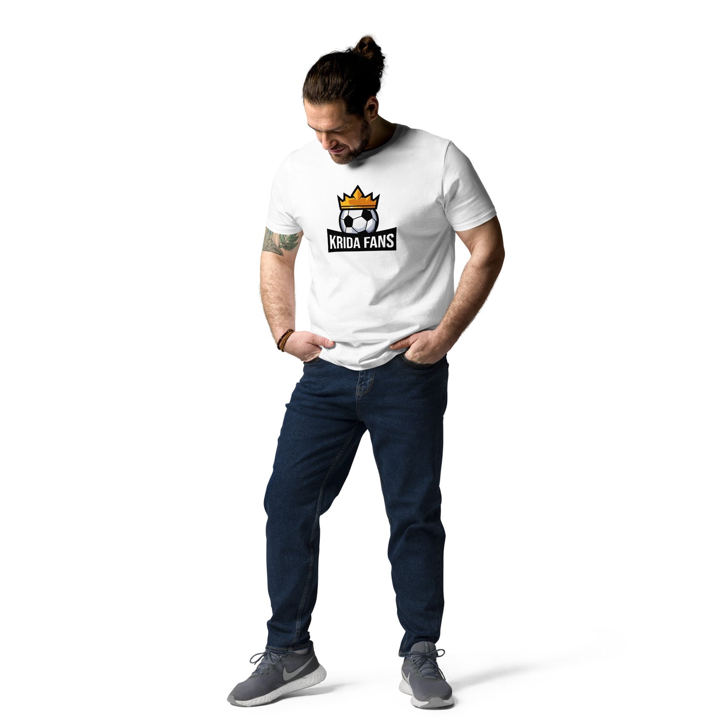 Unisex organic cotton t-shirt feat. KridaFans
