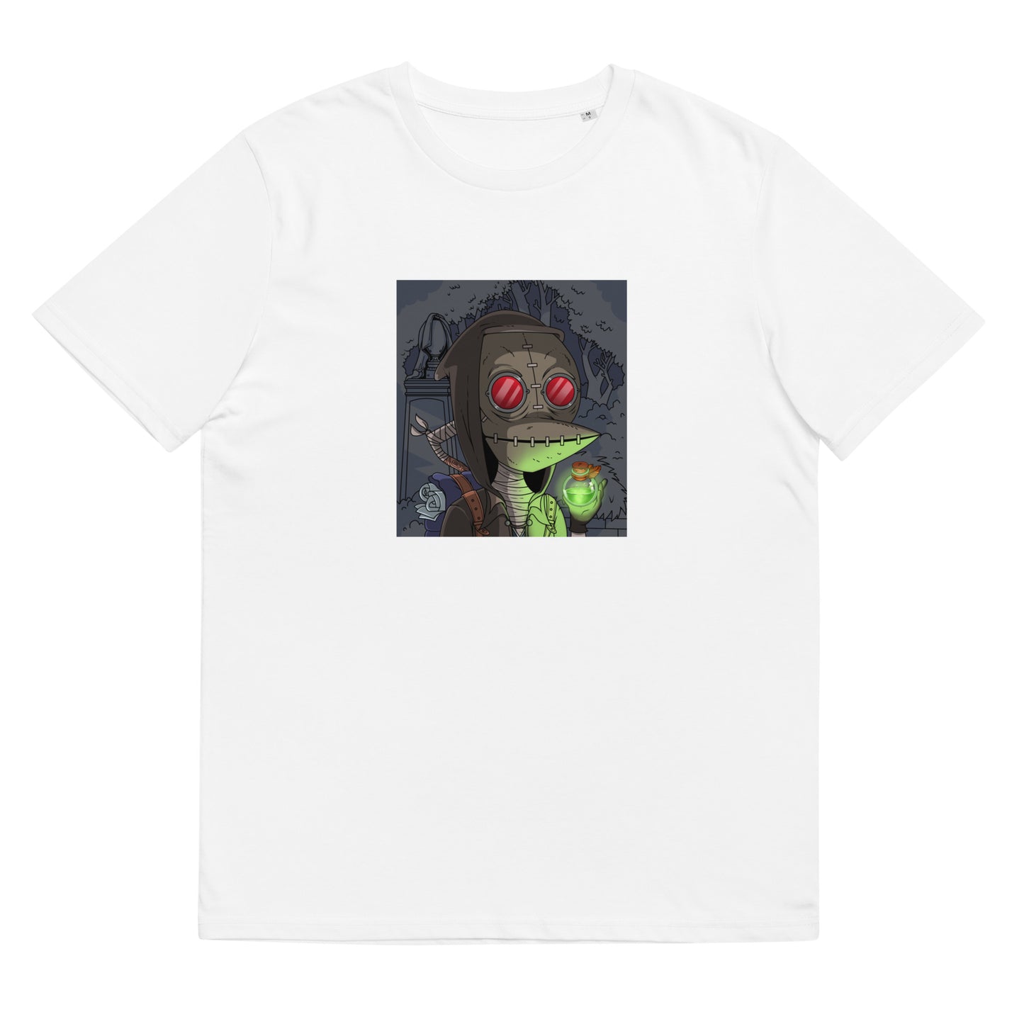 Unisex organic cotton t-shirt feat aliendumbclub