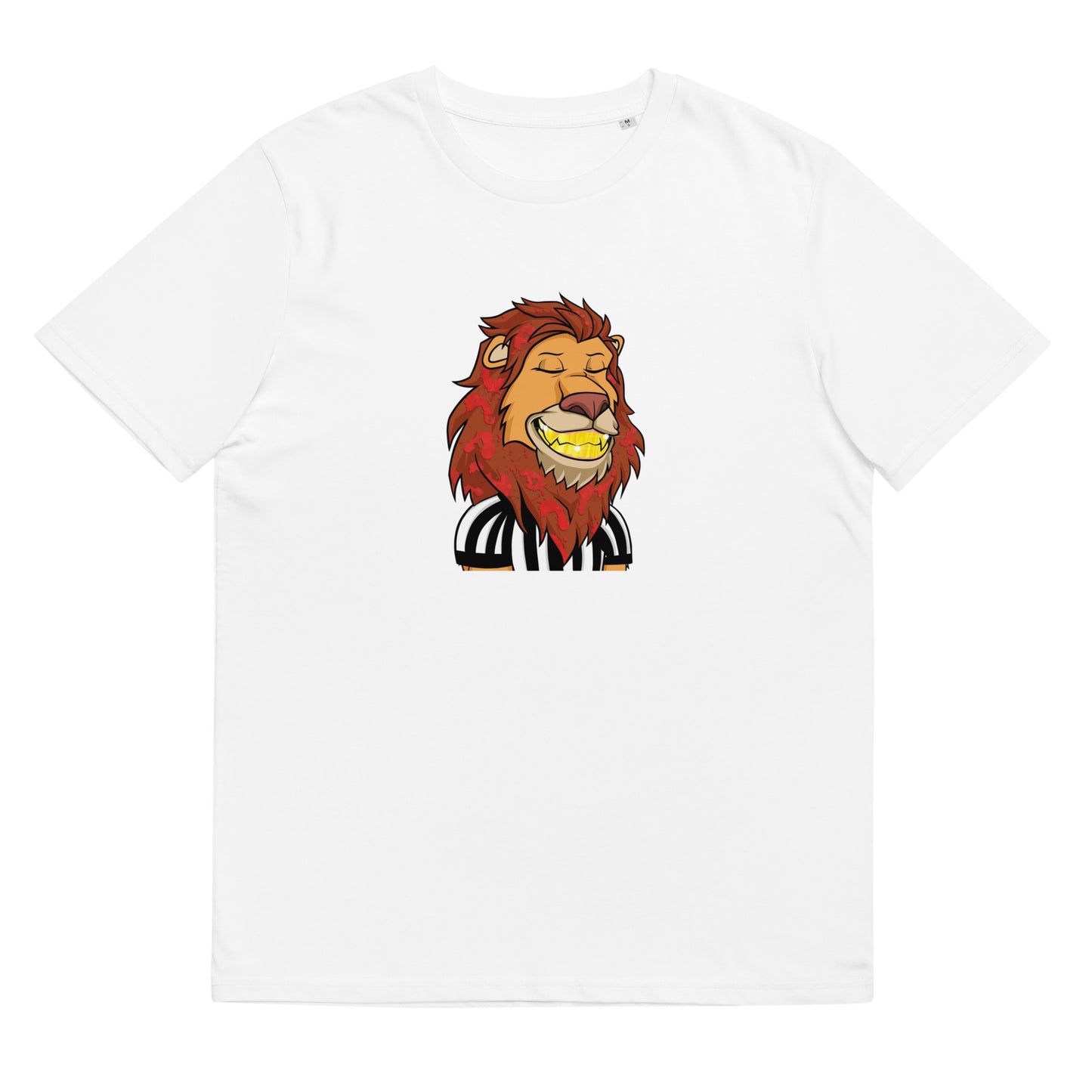 Unisex organic cotton t-shirt feat Lazy Lion #1840
