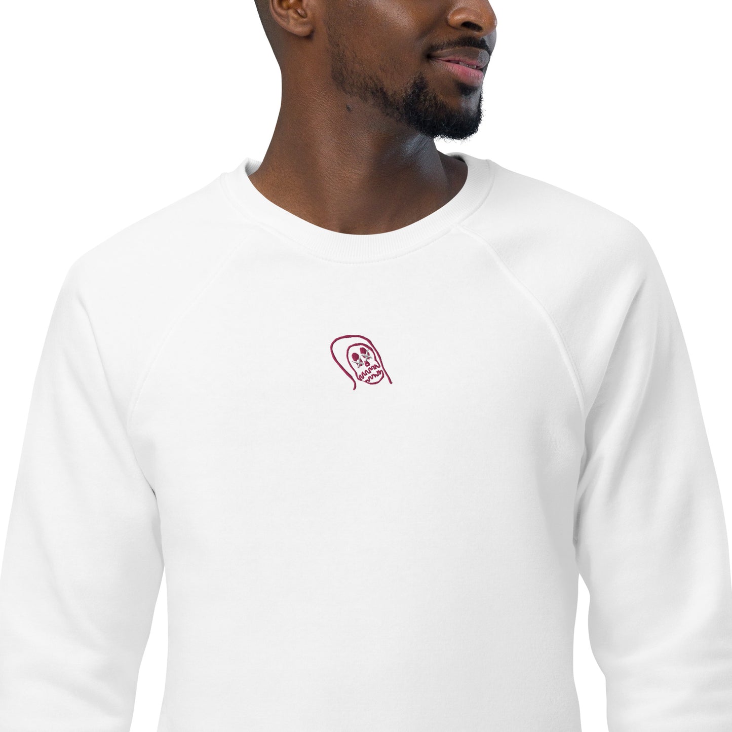 Unisex organic raglan sweatshirt feat rektguy #889
