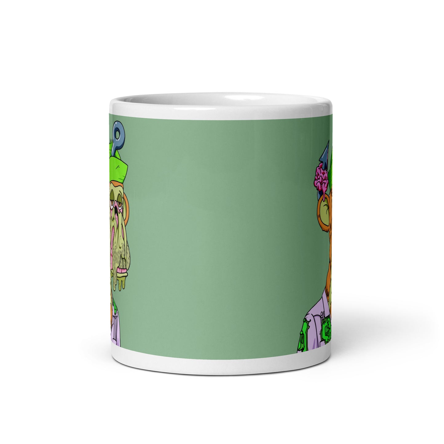 White glossy mug feat. MAYC #9904