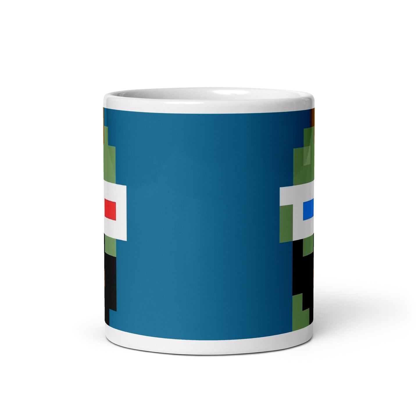 White glossy mug feat. inceptionally PFP - Farcaster