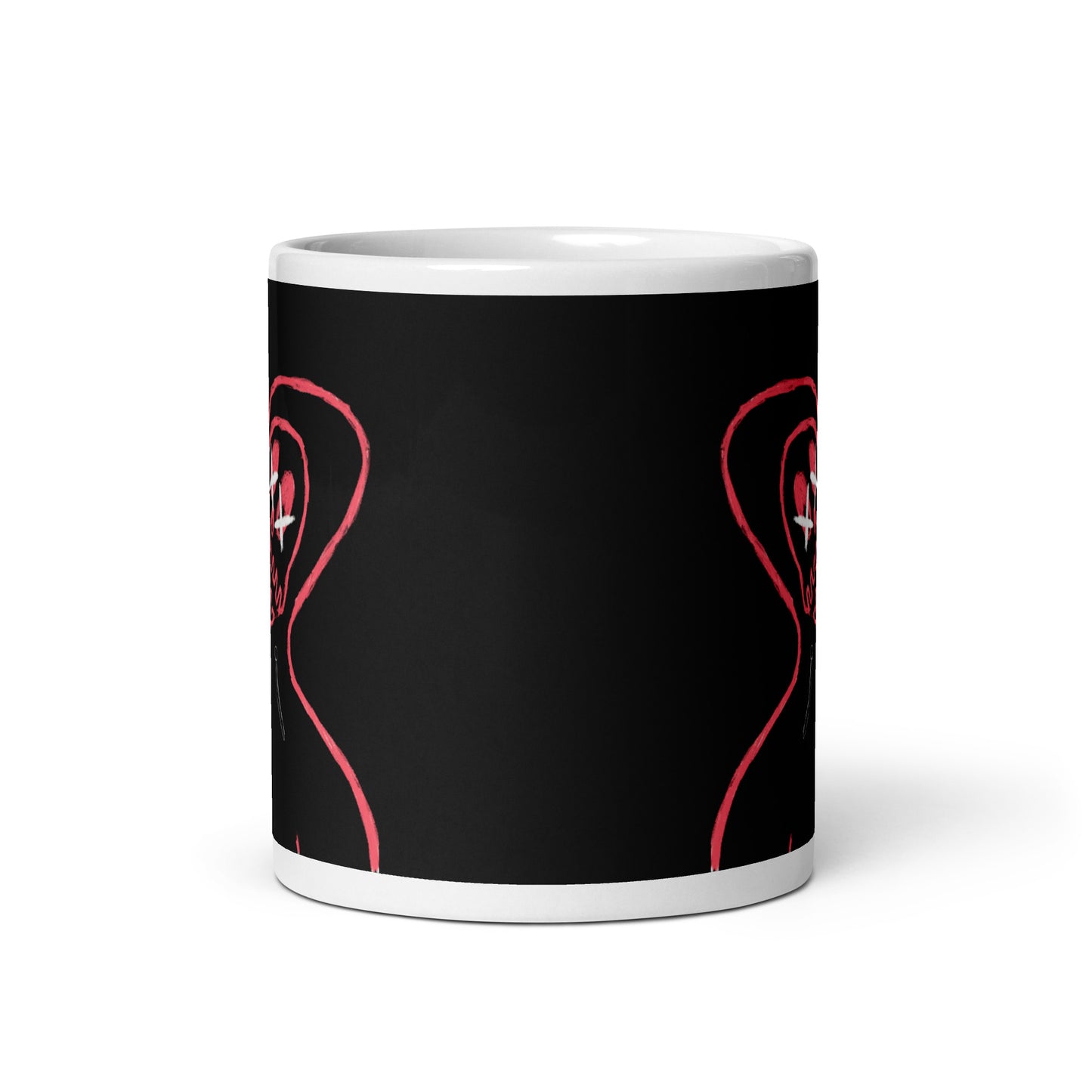 White glossy mug feat rektguy #889