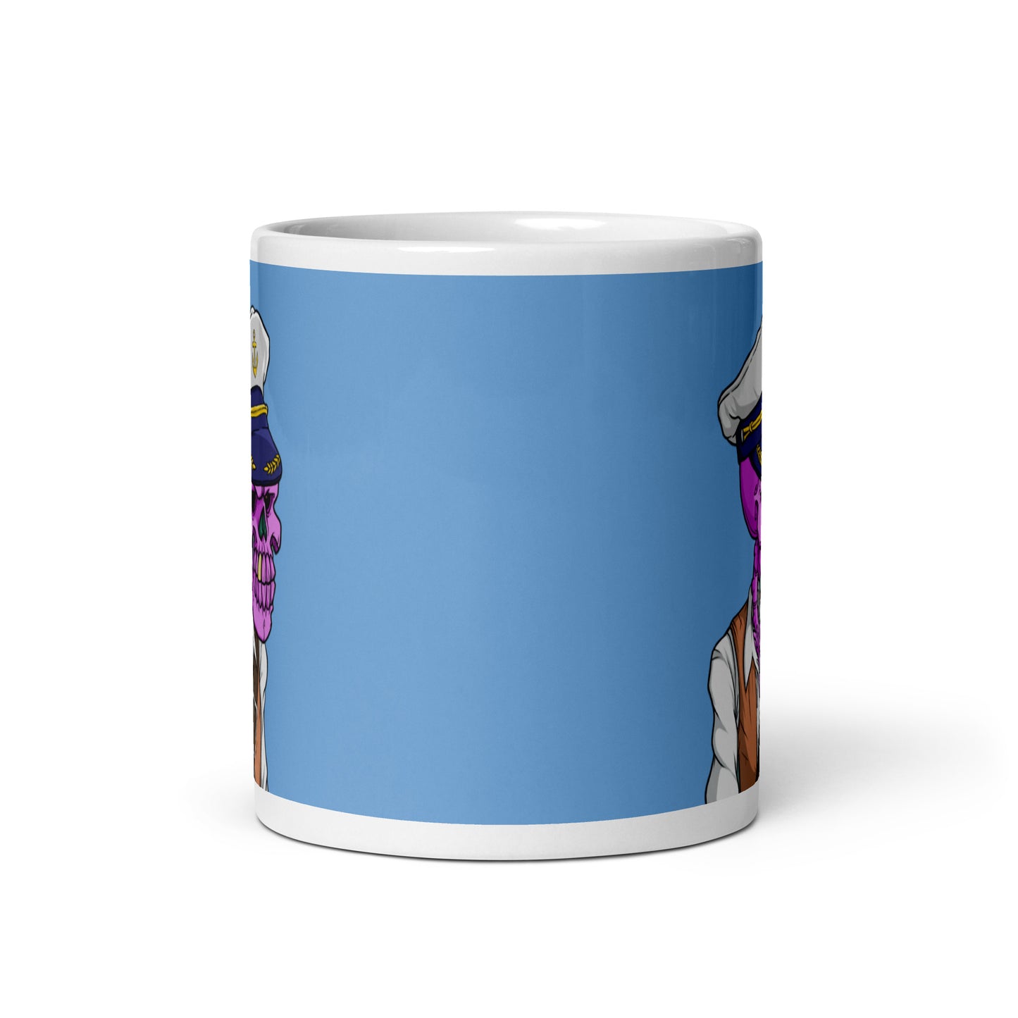 White glossy mug feat arkaneskulls