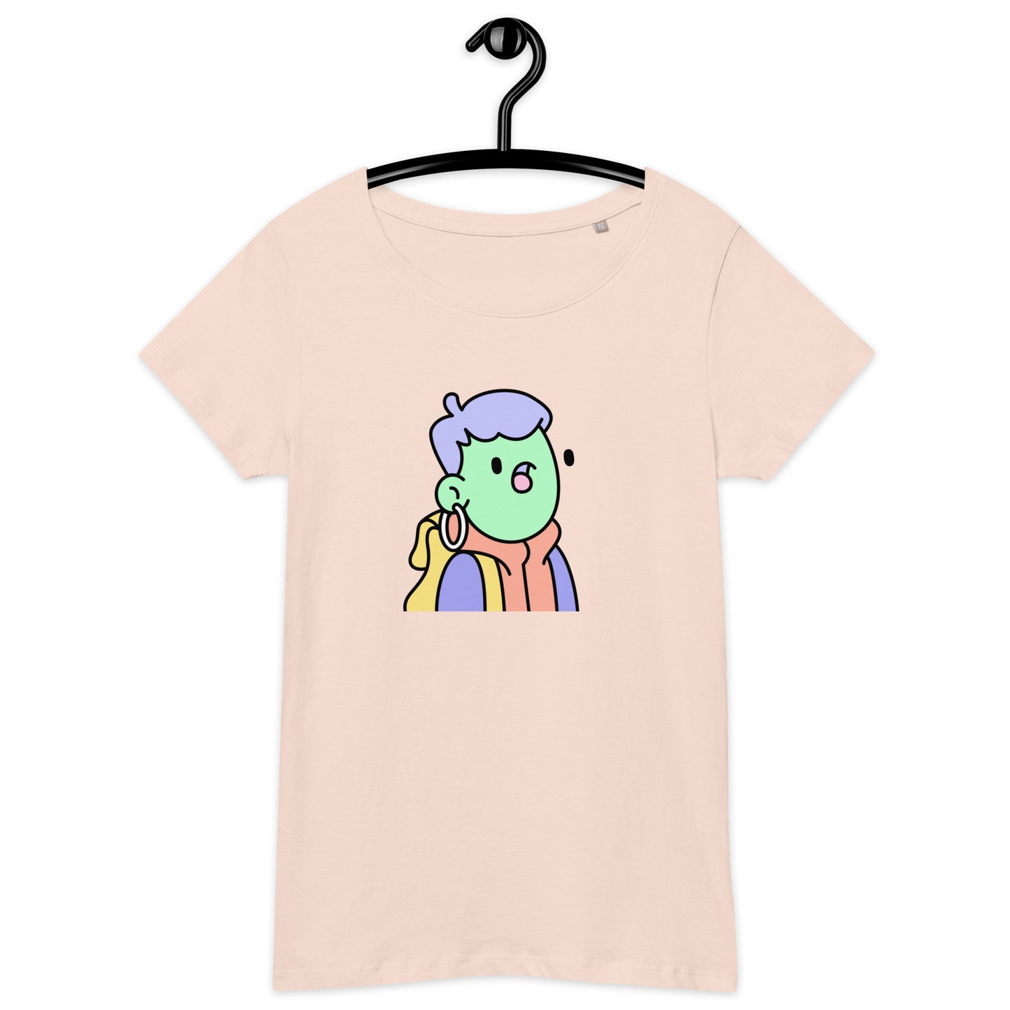 Women’s organic t-shirt Doodle #4954