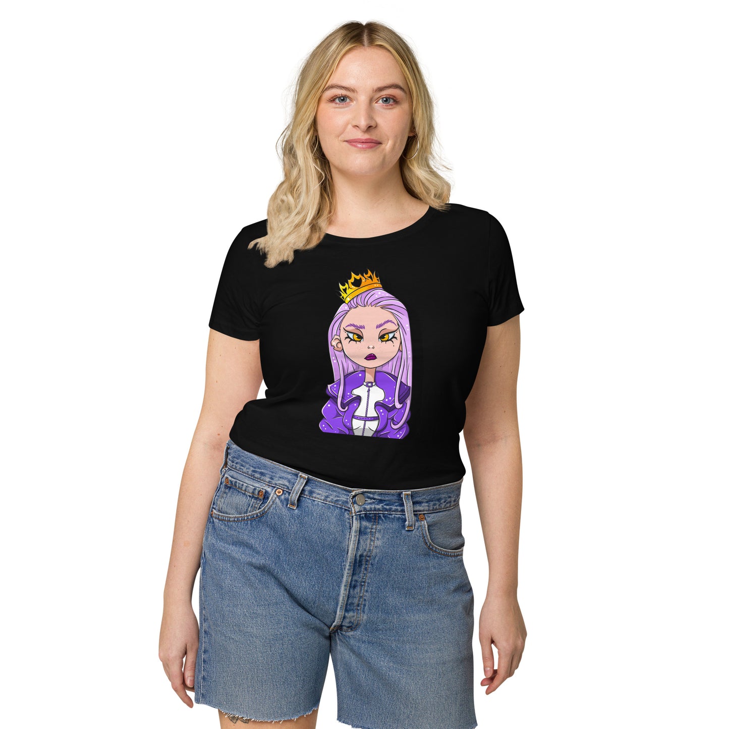 Women’s basic organic t-shirt feat PolyRose