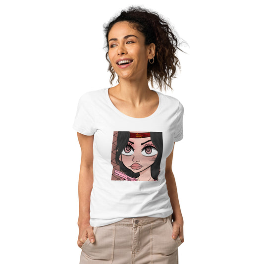 Women’s organic t-shirt feat sassy bae