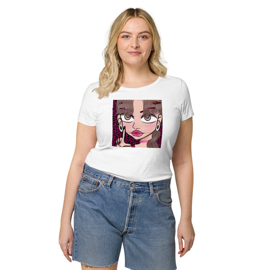 Women’s organic t-shirt feat sassy bae