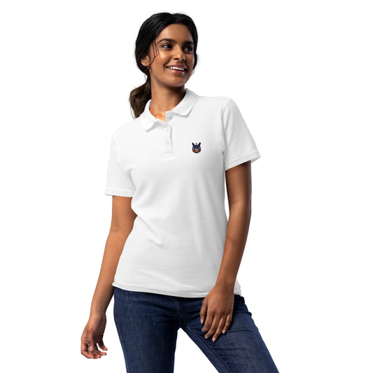 Women’s pique polo shirt feat. NFT TKP BAD BUNNY #0978