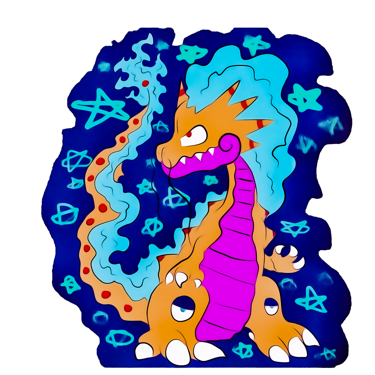 Iguadon & Wartico by Myles Brown - ALL OVER T-shirt