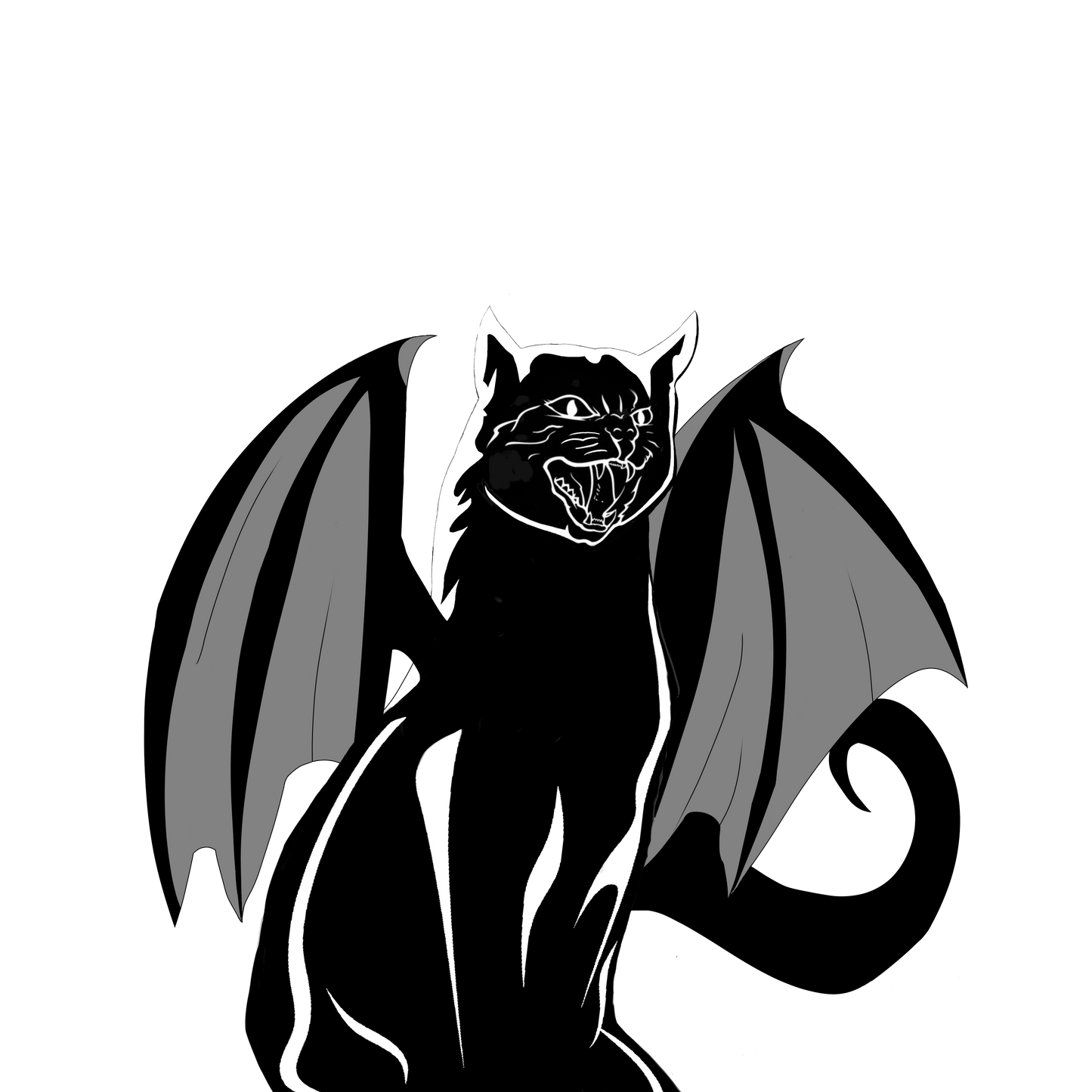 Evil cat by Hedon 77 - ALL OVER T-shirt