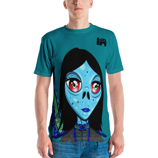 Alien #0028 by inkink Shivadelic - ALL OVER T-Shirt