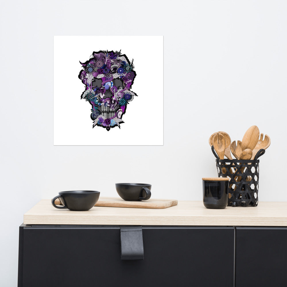 Skull Phantom by Phantom illustrations - Poster