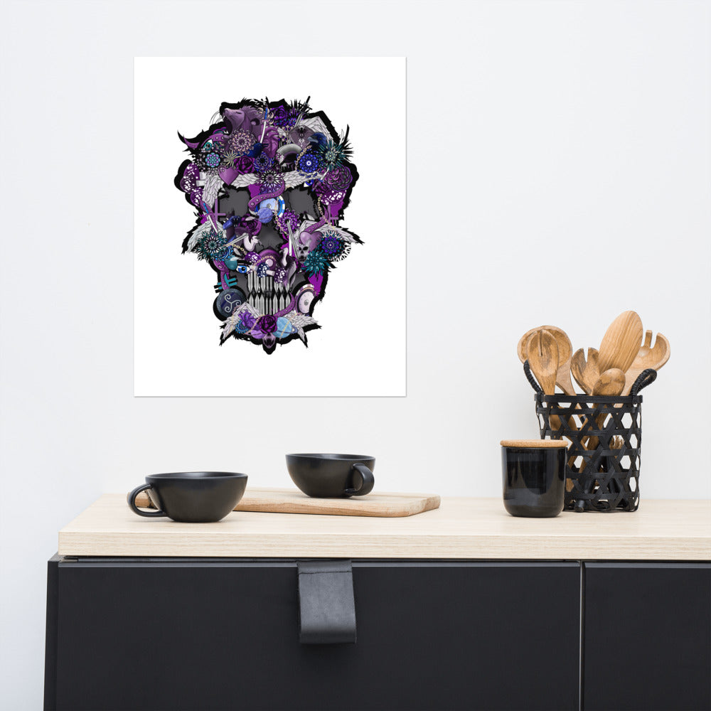 Skull Phantom by Phantom illustrations - Poster