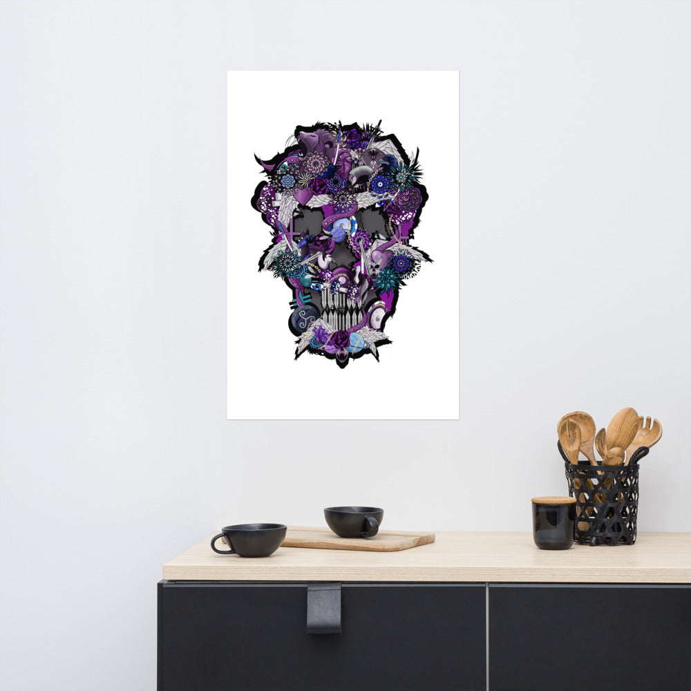 Skull Phantom by Phantom illustrations - Poster