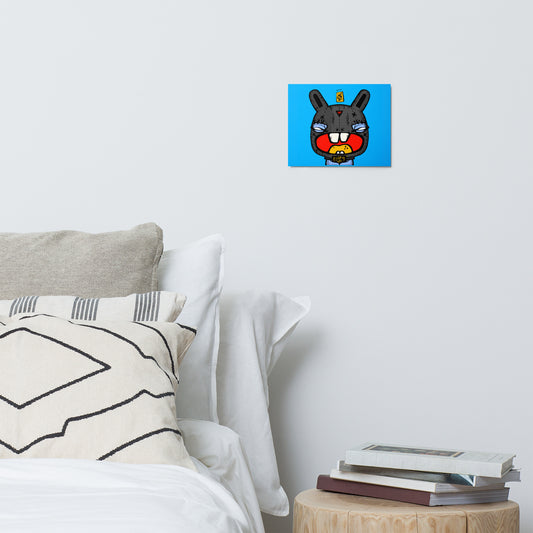 Metal prints feat. NFT TKP BAD BUNNY #0978 - 8"x10" inches (20x25 cm)