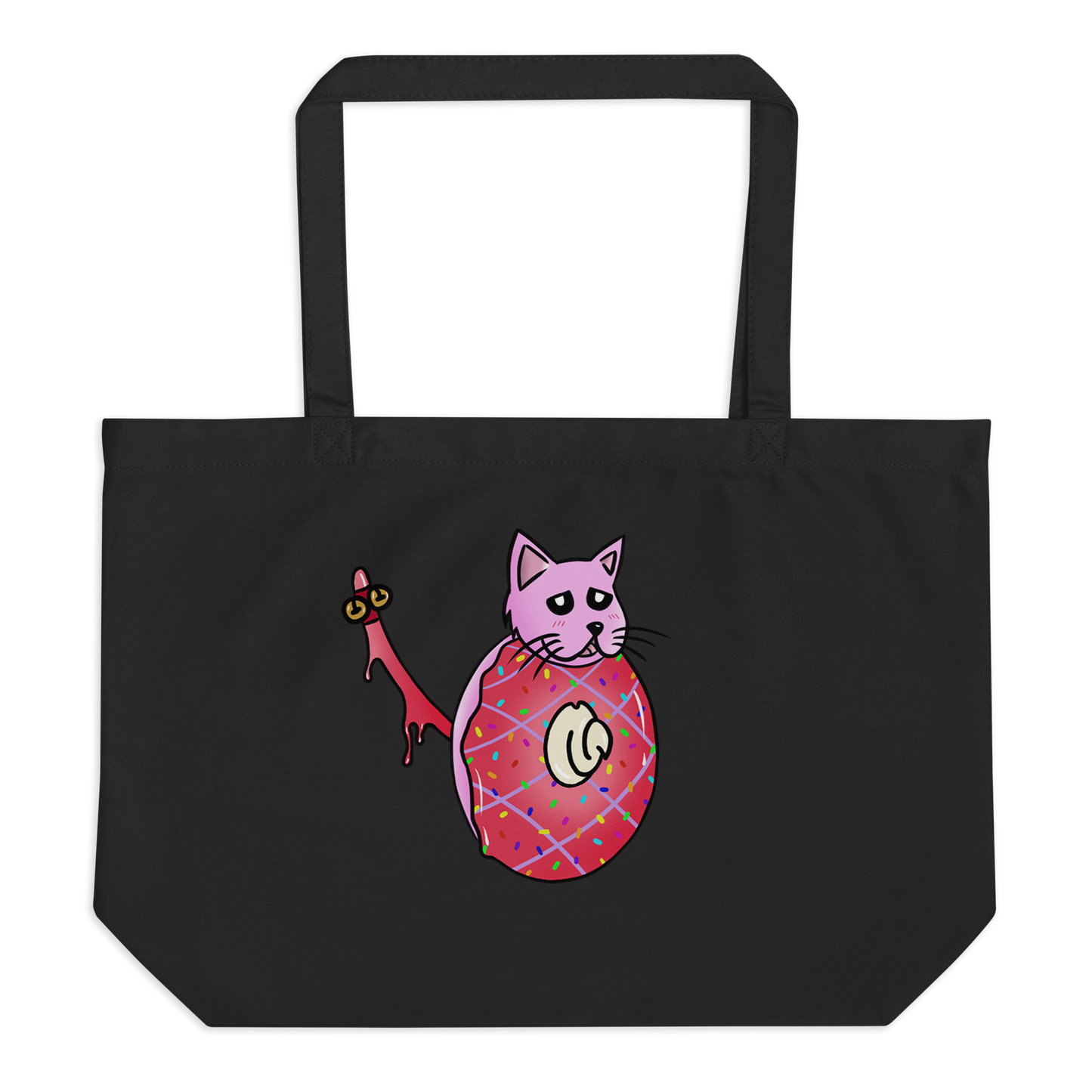 feat cr.em.y - Large organic tote bag