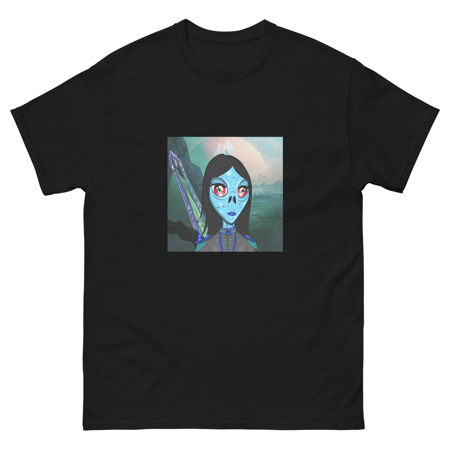 Alien #0028 by inkink Shivadelic - T-shirt