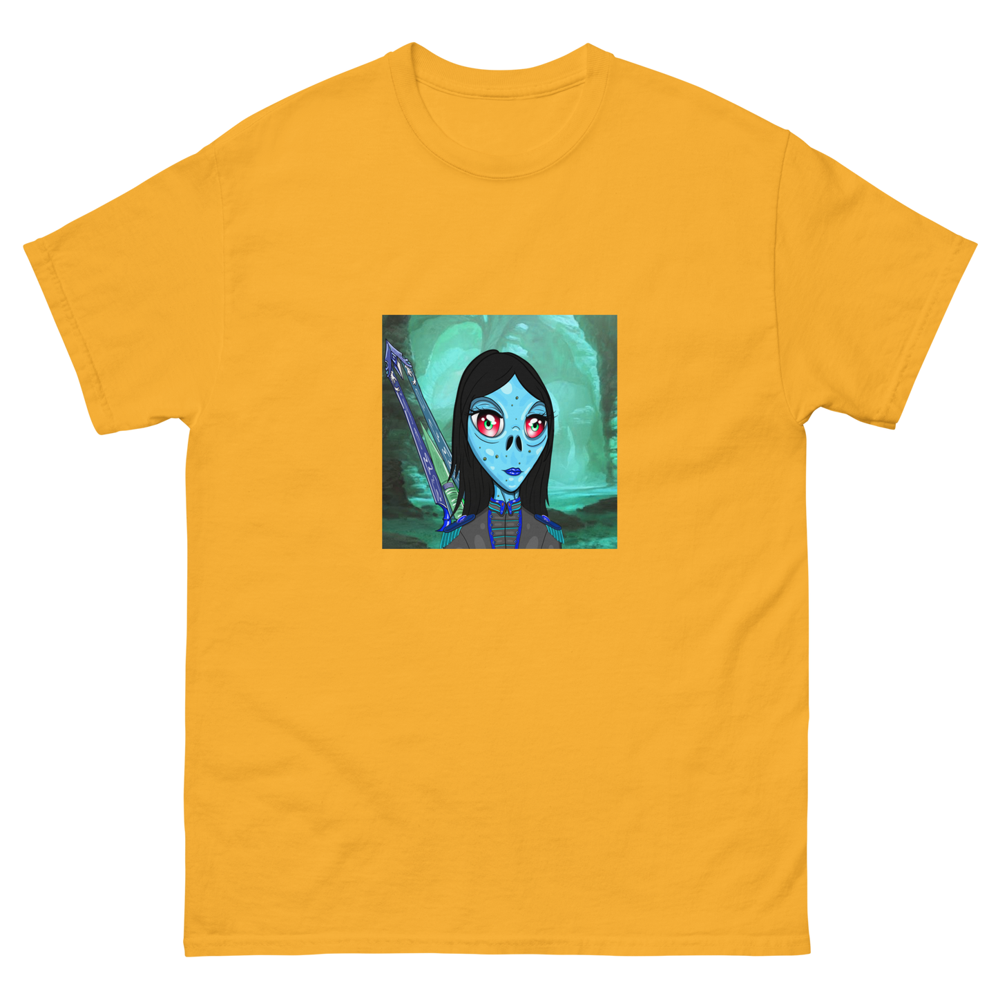 Alien #0028 by inkink Shivadelic - T-shirt